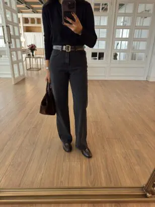 Onroys Antrasit Straight Jean