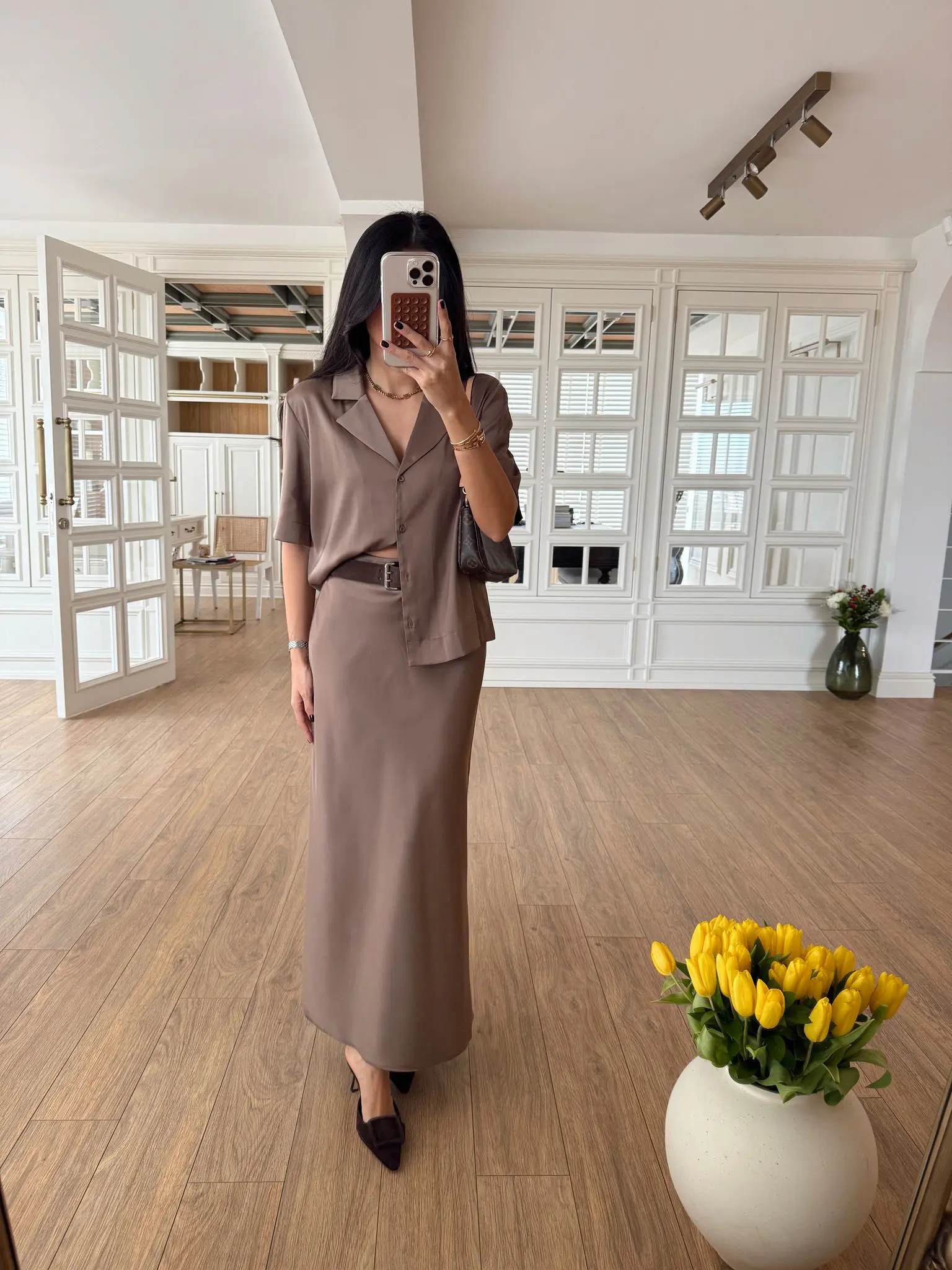 Arborota Saten Gömlek-Etek Premium Takım