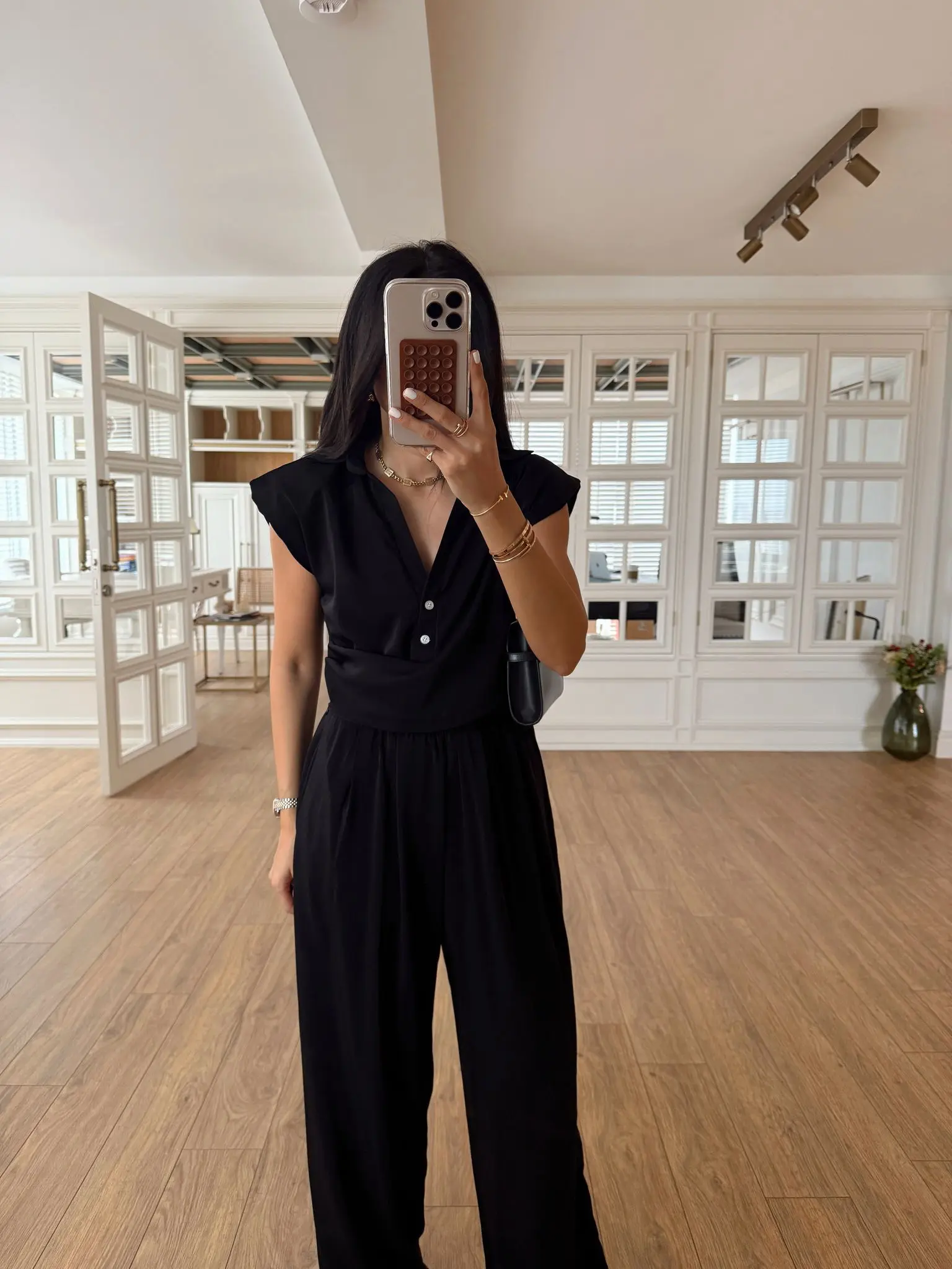 Klips Qz Vatkalı Crop Bluz-Pantolon Takım