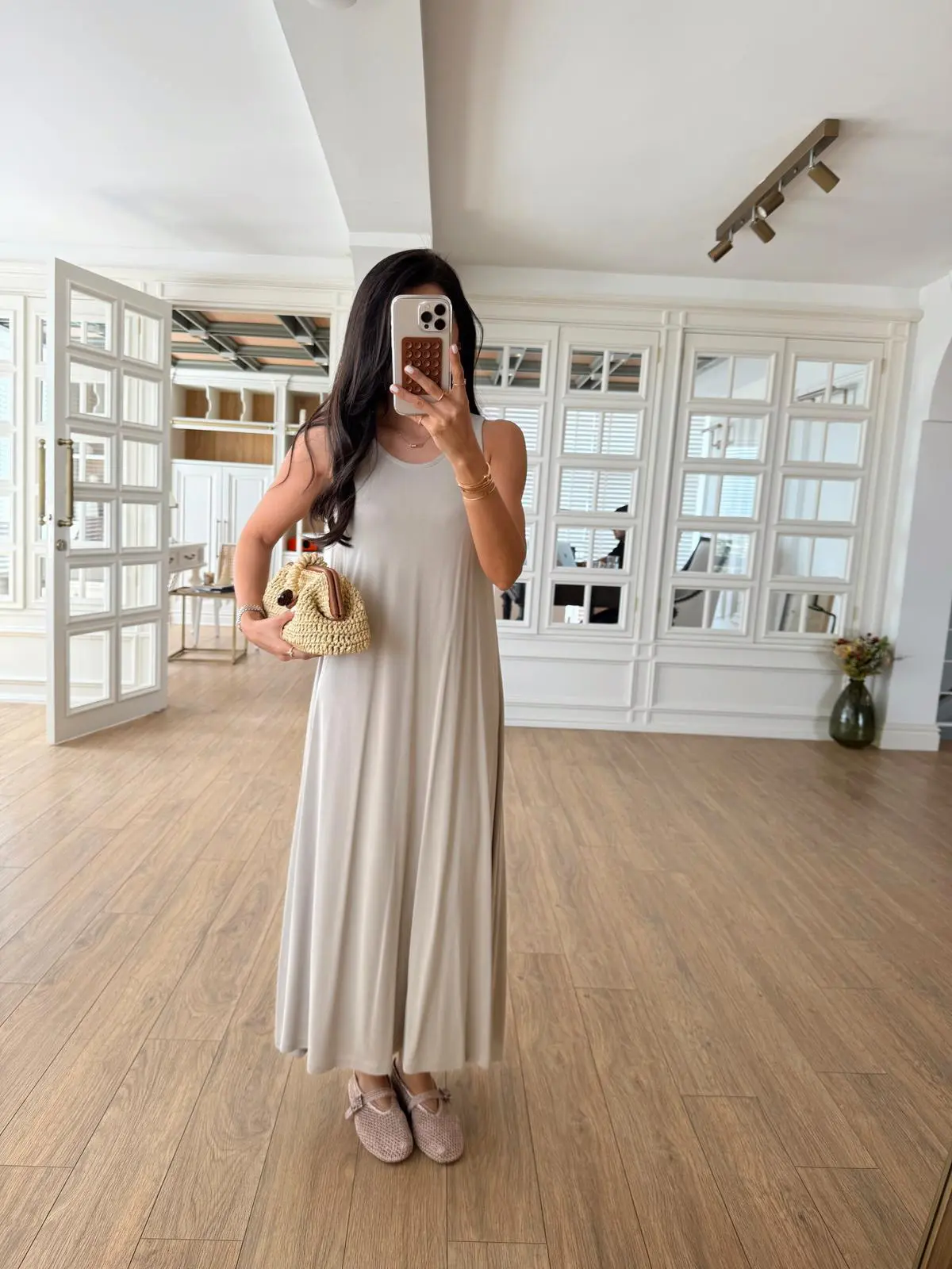 Jenisa Halter Yaka Modal Elbise