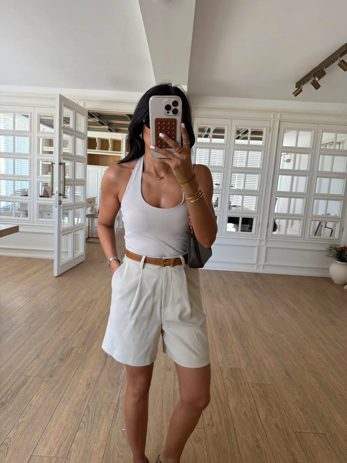 Suzy Halter Yaka Sırt Dekolteli Body