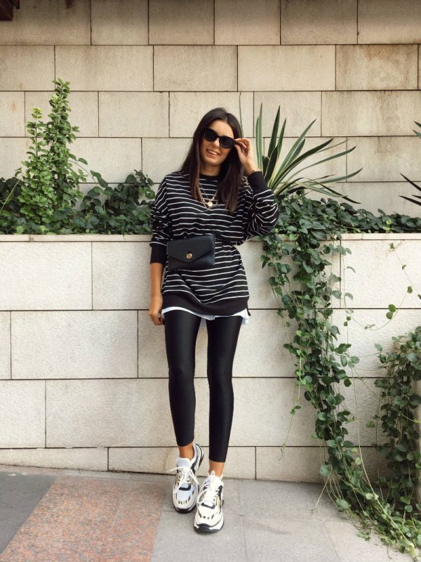 Çizgili Sweatshirt