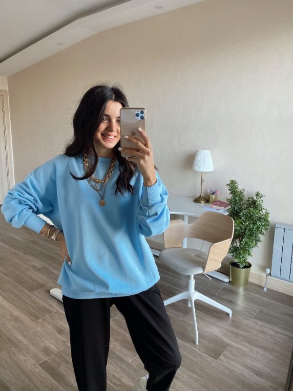 Bebe Mavi Basic Sweat